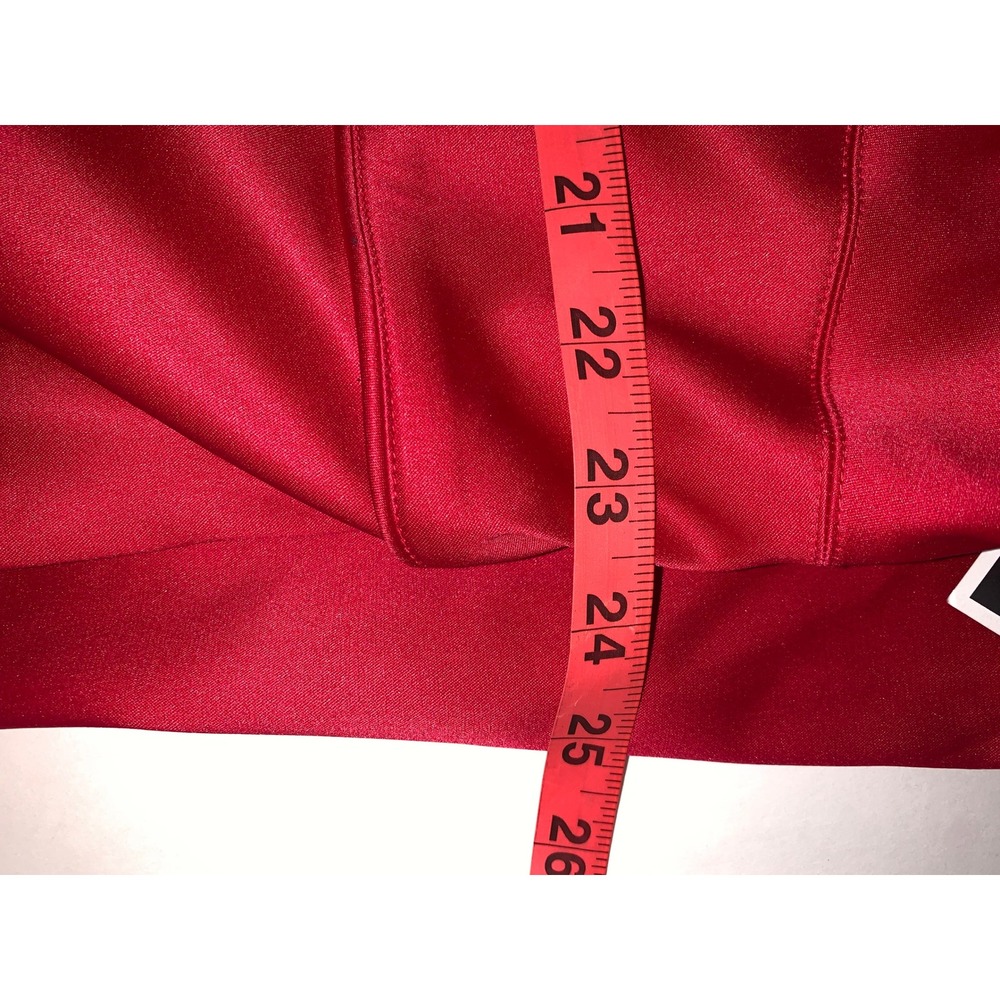 NWT R&K Originals Red Satin Bow Cocktail Dress Women Size 24 - Picture 14 of 14